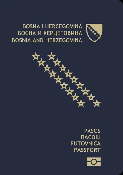 Обложка паспорта: Босния и Герцеговина