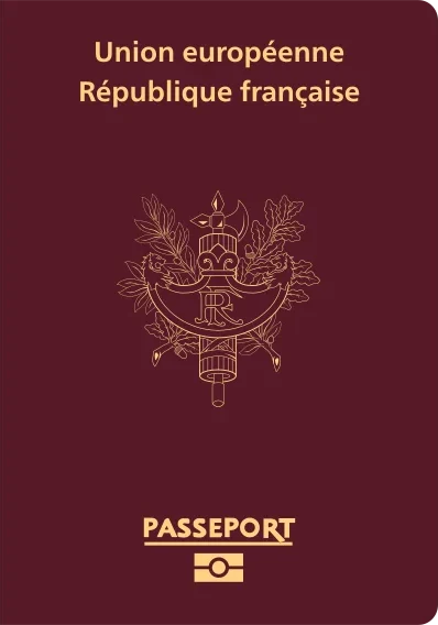 Обложка паспорта: Франция