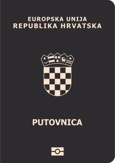 Обложка паспорта: Хорватия