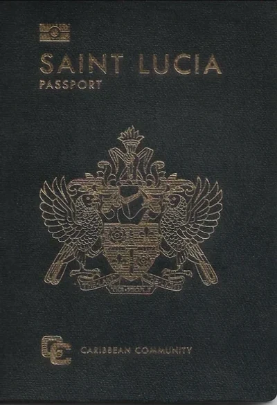 Обложка паспорта: Сент-Люсия