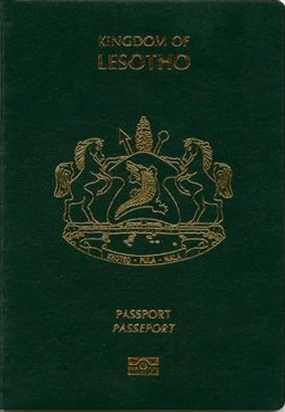 Обложка паспорта: Лесото
