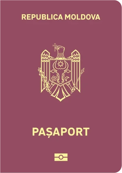 Обложка паспорта: Молдова