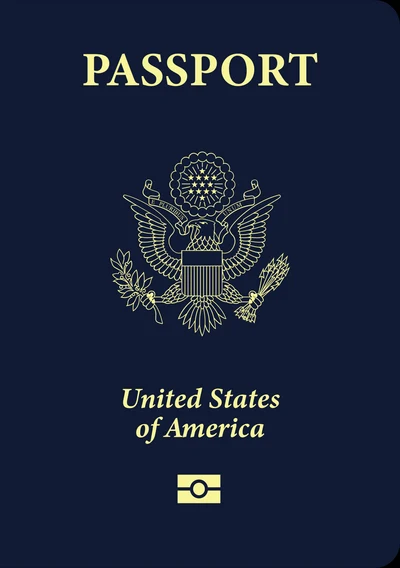 Обложка паспорта: США